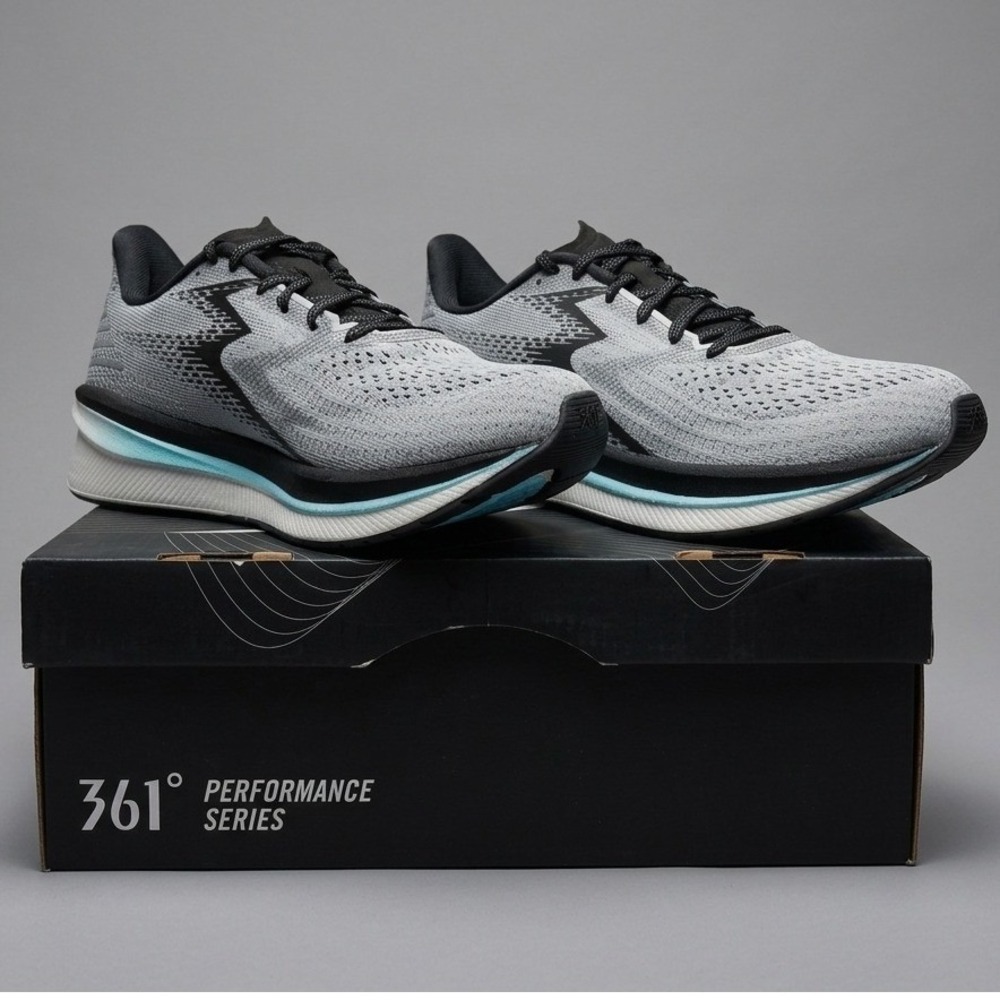 361 Degrees Centauri Women's Running Shoes Oyster Mushroom Black Size 11.5 NIB
